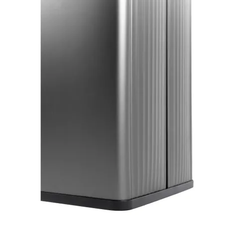Pattumiera Keter 54L Grigio Perlato Differenziata Materiale Riciclato