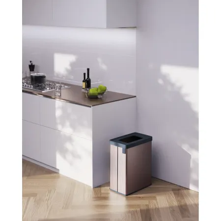 Pattumiera Keter 54L Rosa Perlato Differenziata Materiale Riciclato