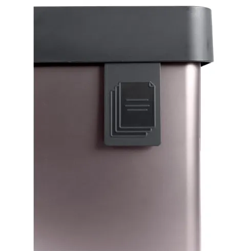 Pattumiera Keter 54L Rosa Perlato Differenziata Materiale Riciclato