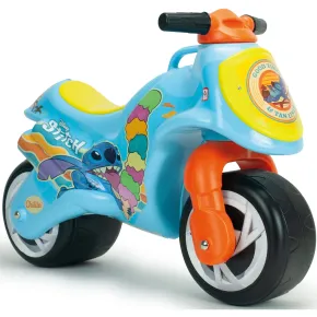 Moto Cavalcabile per Bambini Stitch Disney Celeste Giallo Ergonomico