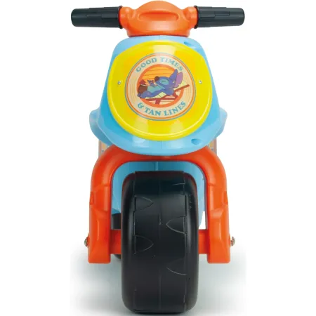 Moto Cavalcabile per Bambini Stitch Disney Celeste Giallo Ergonomico