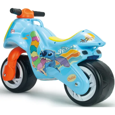 Moto Cavalcabile per Bambini Stitch Disney Celeste Giallo Ergonomico