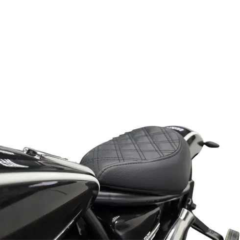 Moto Elettrica per Bambini 24V BMW R18 Nero Sedile Effetto Pelle Luci