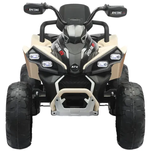 Quad Elettrico per Bambini 24V Beige ATV Safari Telecomando MP3