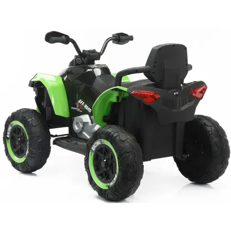 Quad Elettrico per Bambini 24V Verde ATV Safari Telecomando MP3