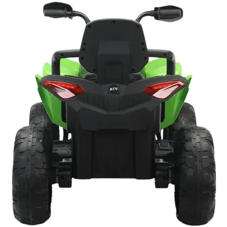 Quad Elettrico per Bambini 24V Verde ATV Safari Telecomando MP3