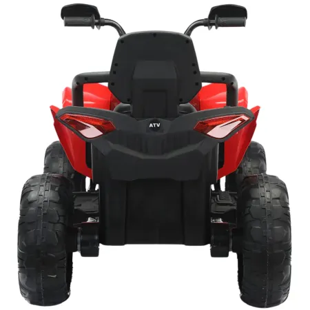 Quad Elettrico per Bambini 24V Rosso ATV Safari Telecomando MP3