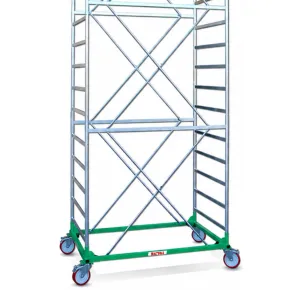 Trabattello Ponteggio Professionale h530 cm Piano con Botola Parapetto