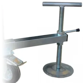 Livellatore a Vite Corsa 12 cm Tubolare 45x45 mm Trabattelli Ponteggi 2