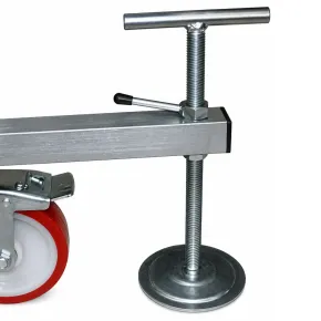Livellatore a Vite Corsa 12 cm Tubolare 45x45 mm Trabattelli Ponteggi