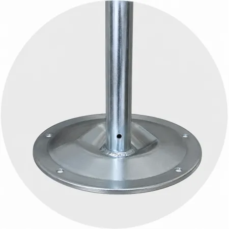Livellatore a Vite Corsa 12 cm Tubolare 45x45 mm Trabattelli Ponteggi