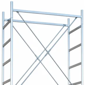 Alzata Completa 150 cm per Trabattelli Ponteggi Professionali 106x182