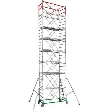 Trabattello Ponteggio Professionale con Botola Parapetto Aste h1070 cm
