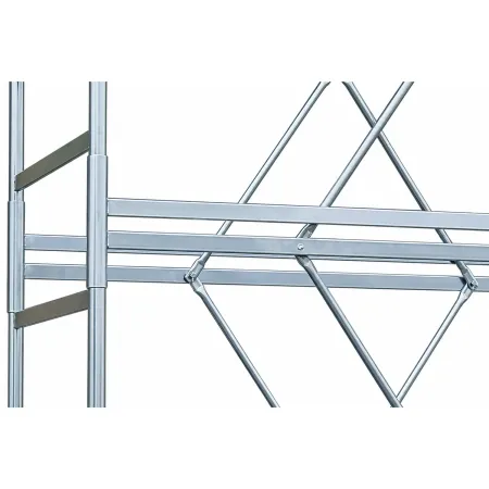 Trabattello Ponteggio Professionale con Botola Parapetto Aste h1070 cm