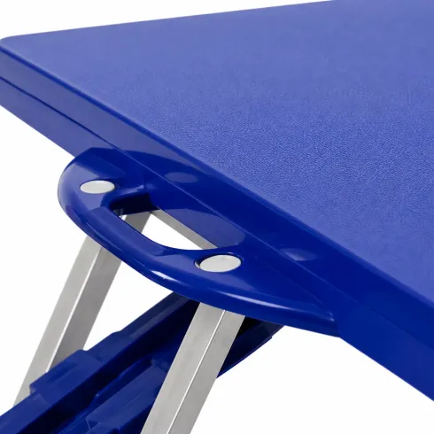 Set Pieghevole Picnic in Alluminio Abs Tavolo con Panche Campeggio