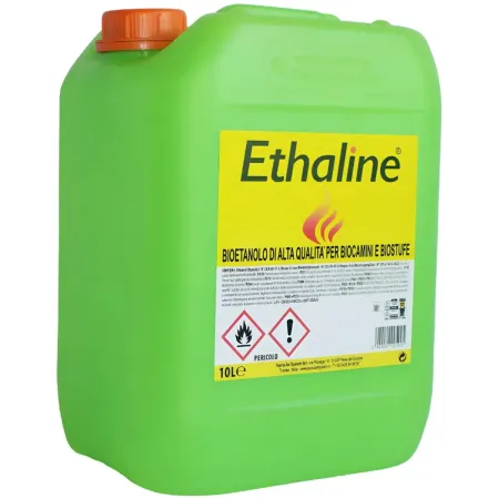 30 Taniche Bioetanolo Naturale 10L Combustibile Ecologico Biocamini
