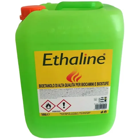30 Taniche Bioetanolo Naturale 10L Combustibile Ecologico Biocamini
