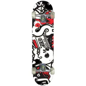Skateboard 79x20 Acero 7 Strati con Cuscinetti ABEC7 Street Hip Hop