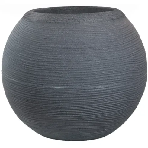 Vaso in Resina Grigio 40x33 Rotazionale da Interno Esterno Atossico