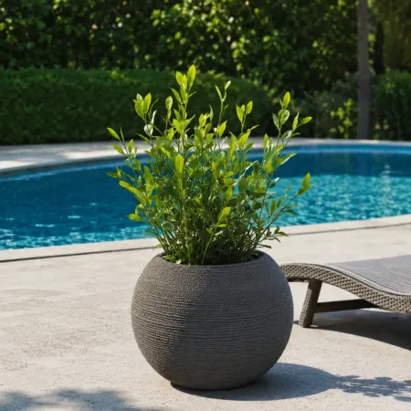 Vaso in Resina Verde 40x33 Rotazionale da Interno Esterno Atossico