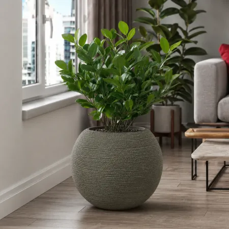 Vaso in Resina Verde 40x33 Rotazionale da Interno Esterno Atossico