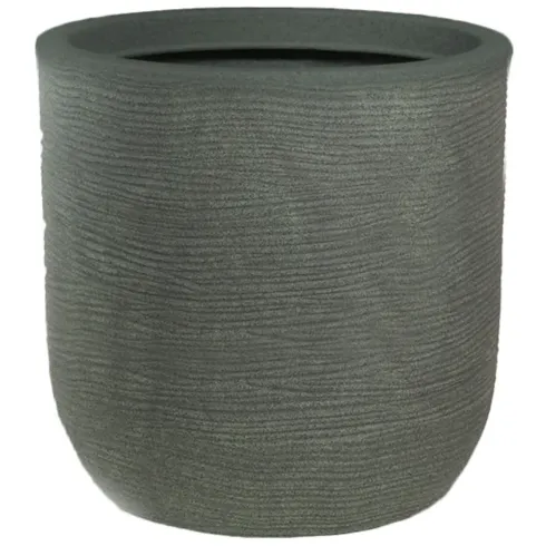 Vaso in Resina Verde 35x34 Resistente Raggi UV Materiale Riciclabile