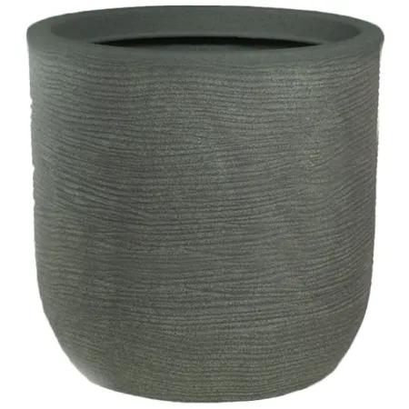 Vaso in Resina Verde 35x34 Resistente Raggi UV Materiale Riciclabile