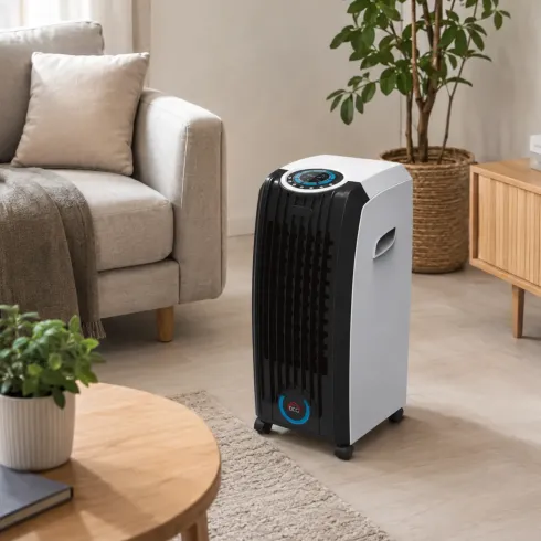 Raffrescatore d'Aria Dcg 60W 4 Litri Telecomando 3 Velocità 2 Ghiacci