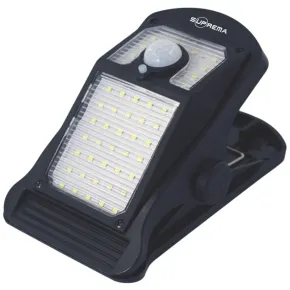 Proiettore Solare con Clip LED 250 Lumen Sensore Movimento Segnapasso