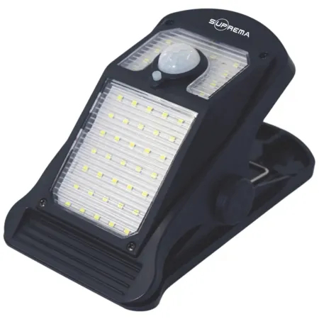 Proiettore Solare con Clip LED 250 Lumen Sensore Movimento Segnapasso