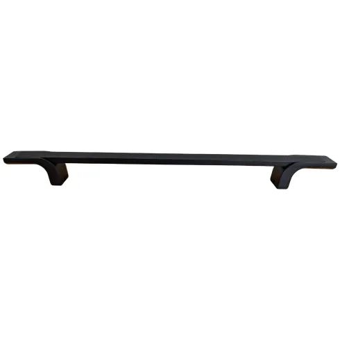 Maniglione Porta Blindata Nero 50cm con Texture Antiscivolo