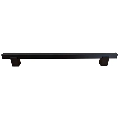 Maniglione Quadro Porta Blindata Nero 50cm Moderno