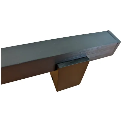 Maniglione Quadro Porta Blindata Nero 50cm Moderno