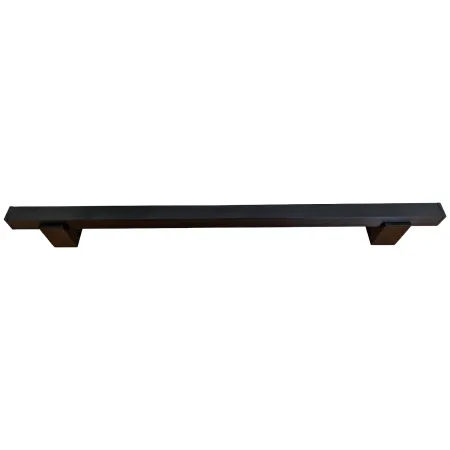 Maniglione Quadro Porta Blindata Nero 50cm Moderno