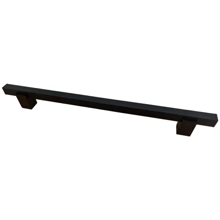 Maniglione Quadro Porta Blindata Nero 50cm Moderno
