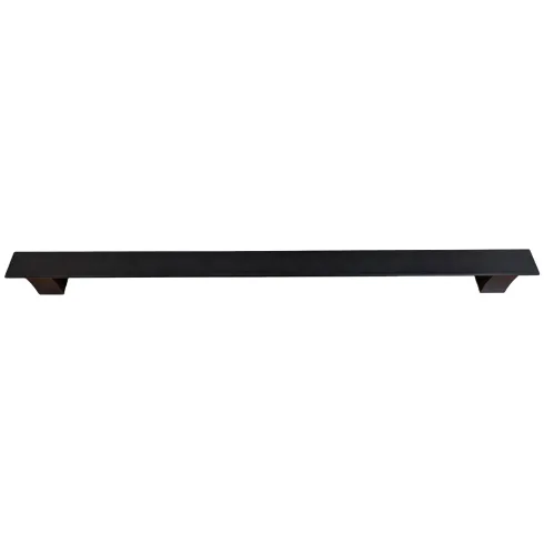 Maniglione Piatto Porta Blindata Nero 50cm Moderno