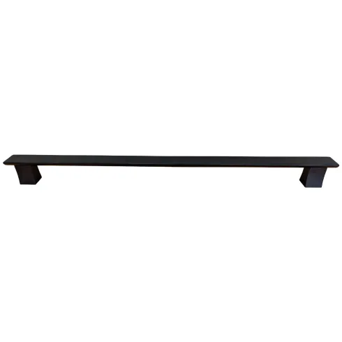 Maniglione Piatto Porta Blindata Nero 50cm Moderno