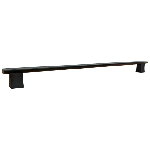 Maniglione Piatto Porta Blindata Nero 50cm Moderno