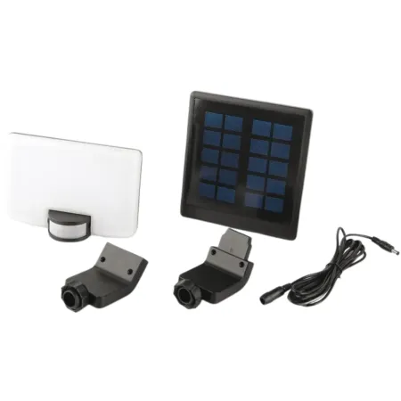 Proiettore Solare LED 8W con Pannello Orientabile Sensore Movimento