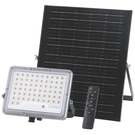 Proiettore Solare 62 LED 8W con Sensore Crepuscolare Telecomando