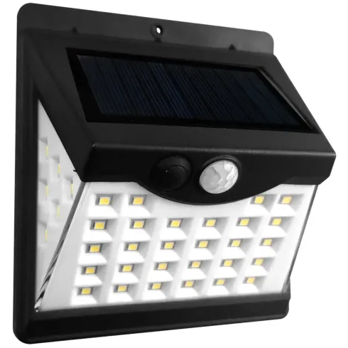 Proiettore Solare 40 LED 250 Lumen Sensore di Movimento Crepuscolare