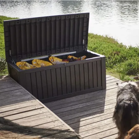 Baule Keter Cassapanca Contenitore con Seduta Esterno Plastica Giardino Multiuso| BricoShop24