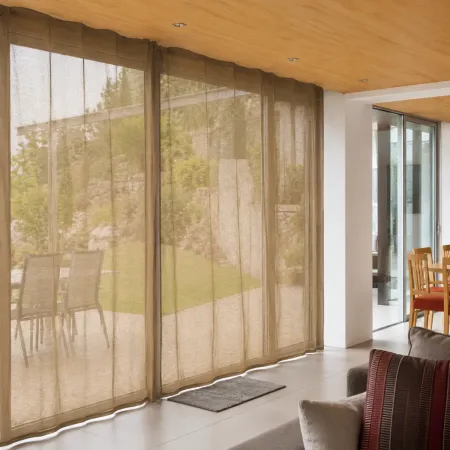 Tenda Zanzariera 140x240 Marrone Poliestere Anti Insetti Porta Finestra