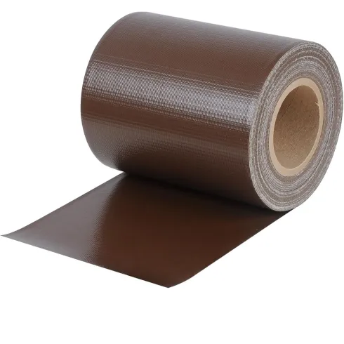 Strisce Frangivista per Recinzioni in PVC Marrone 35m con 20 Clip