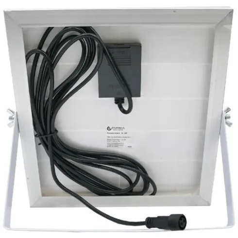 Proiettore Solare 50W 550lm CCT con Pannello Telecomando da Esterni