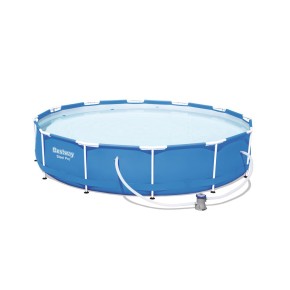 Piscina Fuori Terra 366x76 Rotonda Steel Pro Frame con Pompa Filtro a cartuccia 2