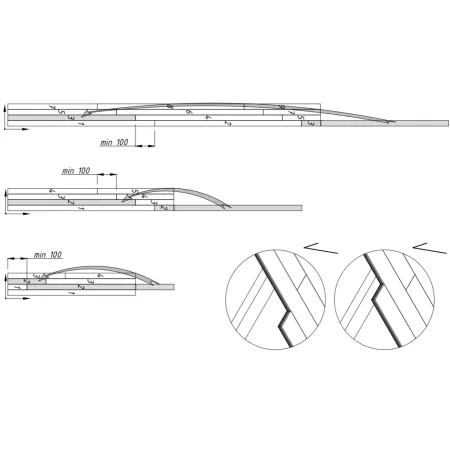 Pavimento per Casetta da Giardino in Legno 285x291 cm Kit Base