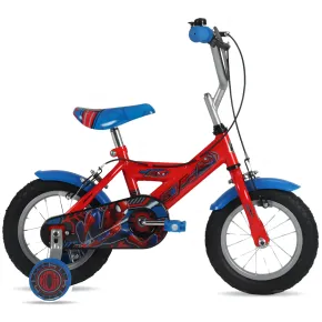 Bicicletta per Bambini con Rotelle 12" Spiderman Rosso Freni Caliper 2