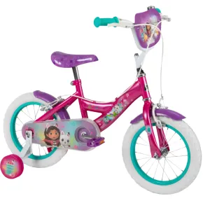 Bicicletta per Bambini con Rotelle 12" Gabby's Dollhouse Rosa Hi-Ten