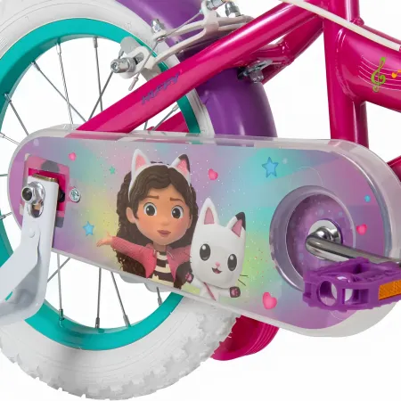 Bicicletta per Bambini con Rotelle 12" Gabby's Dollhouse Rosa Hi-Ten